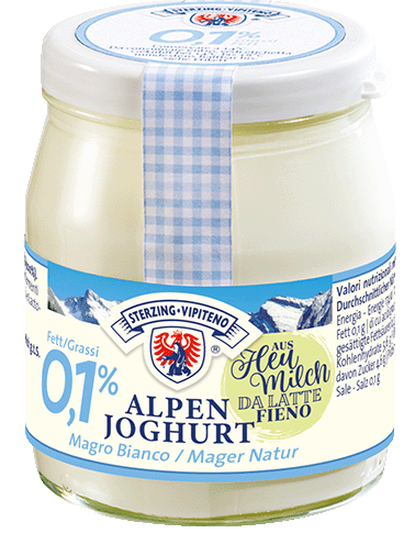 Bianco Yogurt magro da latte fieno - 150g - Milchhof Sterzing
