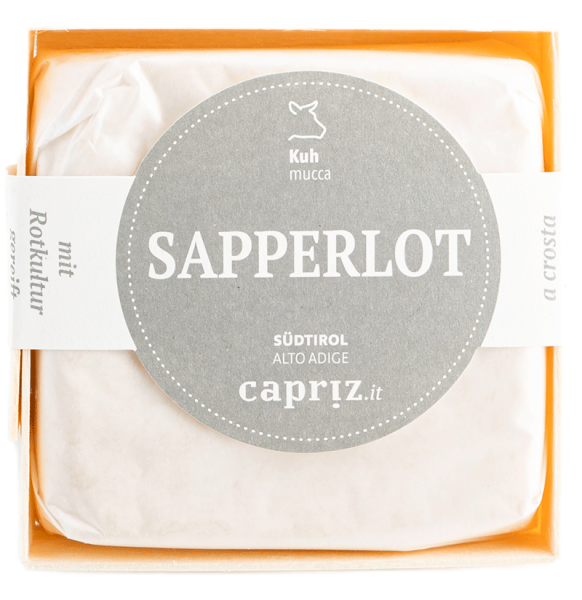 Formaggio molle "Sapperlot" di latte vaccino - 0.2kg - Capriz Feinkäserei