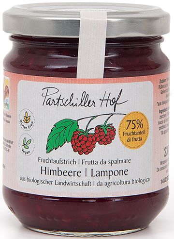 Himbeere Bio Fruchtaufstrich - 230g - Partschillerhof