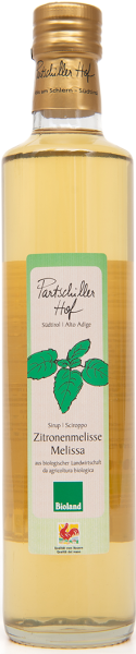 Zitronenmelissensirup Bio - 0.5l - Partschillerhof