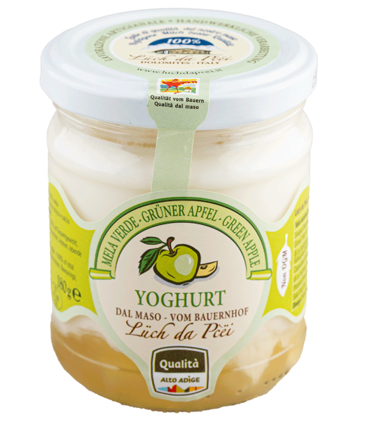 Yogurt alla mela verde dal maso - 180g - Lüch da Pcëi