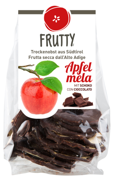 Getrocknete Äpfel Schokolade - 50g - Frutty