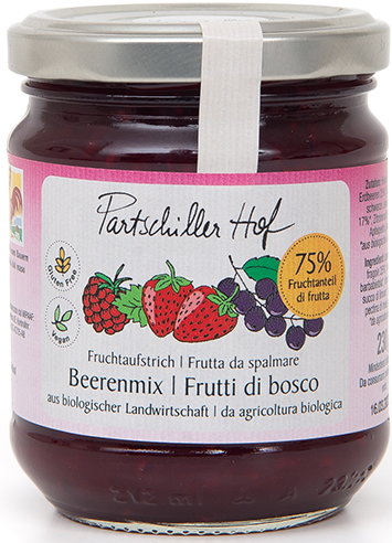 Beerenmix Bio Fruchtaufstrich - 230g - Partschillerhof