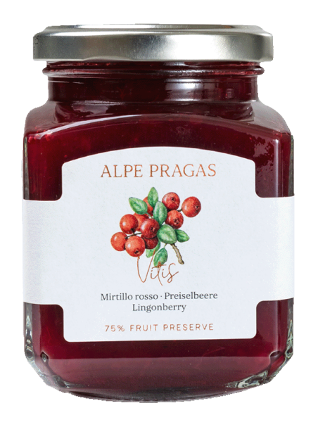 Preiselbeere Fruchtaufstrich - 335g - Alpe Pragas