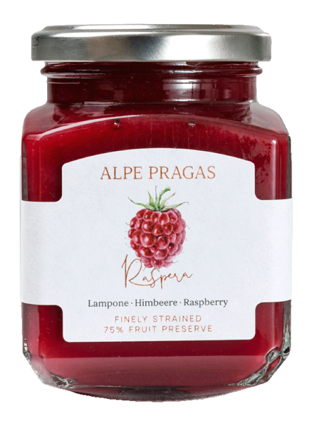 Lampone "finemente passata" - 335g - Alpe Pragas