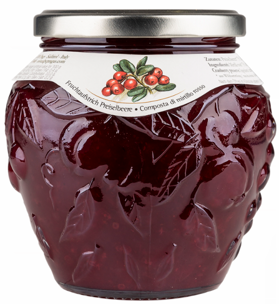 Preiselbeere Fruchtaufstrich - 600g - Alpe Pragas