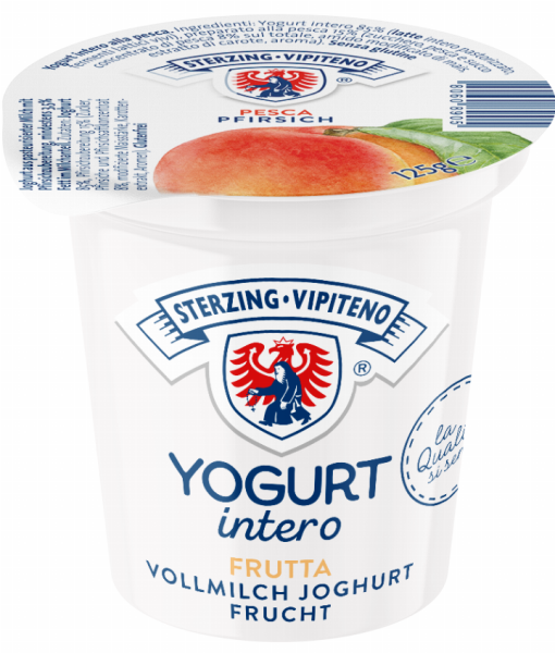 Pesca Yogurt intero - 125g - Milchhof Sterzing