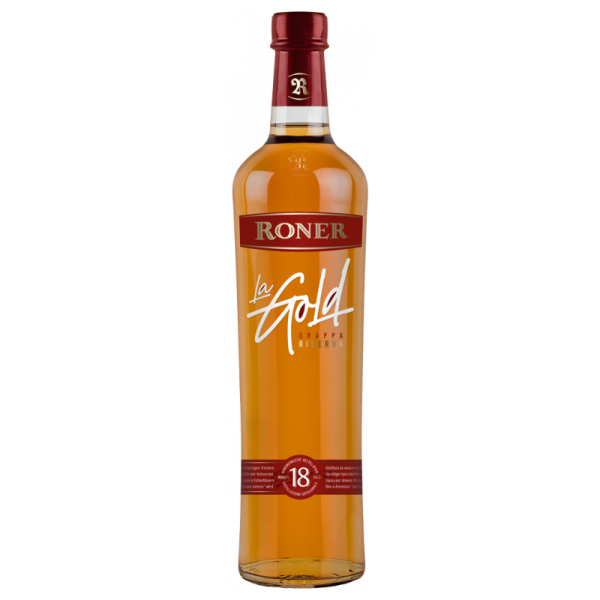 Grappa invecchiata "La Gold" - 0.7l - Brennerei Roner
