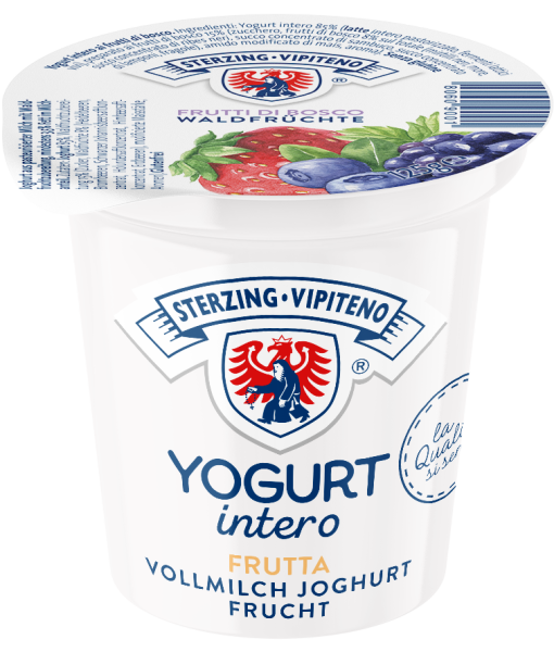 Frutti di bosco Yogurt intero - 125g - Milchhof Sterzing