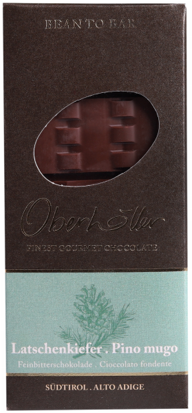 Feinbitterschokolade Latschenkiefer - 50g - Oberhöller
