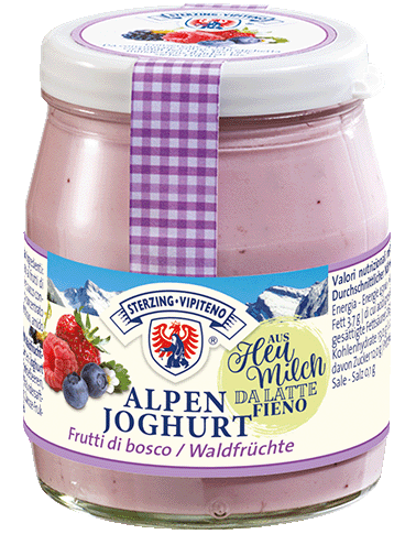 Frutti di bosco Yogurt delle montagne - 150g - Milchhof Sterzing
