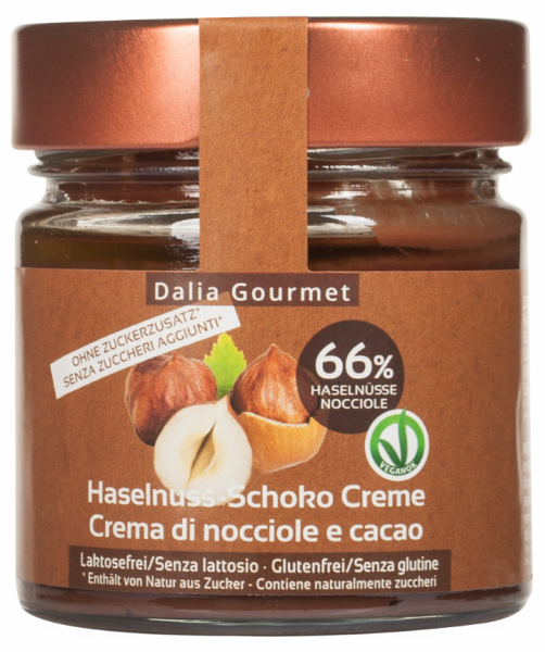 Haselnuss - Schokocreme Stevia - 200g - Dalia Gourmet
