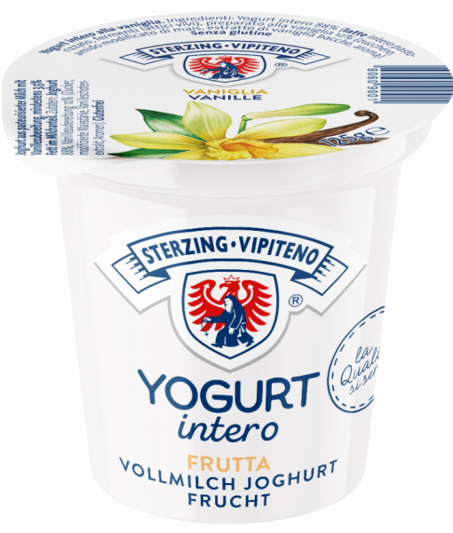 Vanille Vollmilchjoghurt - 125g - Milchhof Sterzing