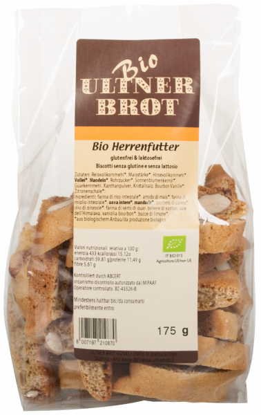 Biscotti bio senza glutine e senza lattosio - 175g - Ultner Brot