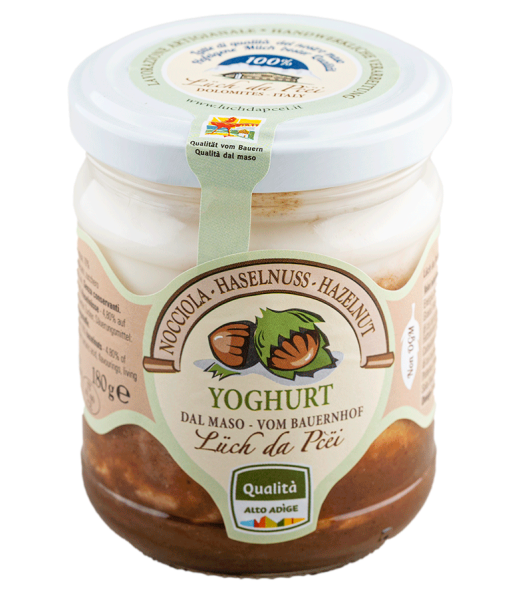 Yogurt alla nocciola dal maso - 180g - Lüch da Pcëi