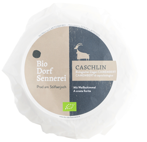 Formaggio di capra "Caschlin" a pasta molle Bio - 0.28kg - Sennerei Prad