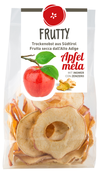 Getrocknete Äpfel Ingwer - 50g - Frutty