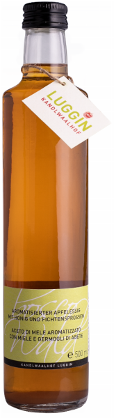 Apfelessig Honig und Fichtensprossen Bio - 0.5l - Luggin