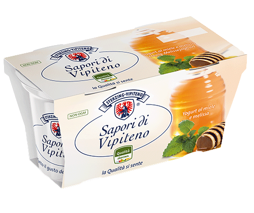 Honig und Melisse Vollmilchjoghurt - 250g - Milchhof Sterzing