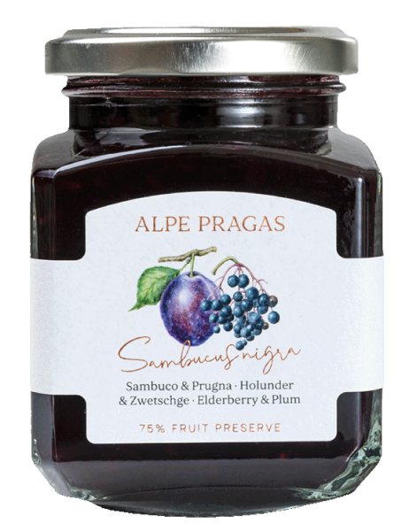 Composta di sambuco e prugna - 335g - Alpe Pragas