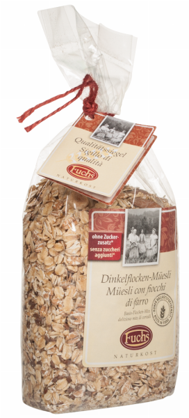 Müsli mit Dinkelflocken - 375g - Fuchs Privatmühle