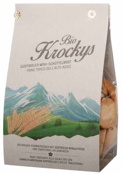 Mini Bio Schüttelbrot Krockys Die Ersten - 125g - Profanter Natur-Backstube