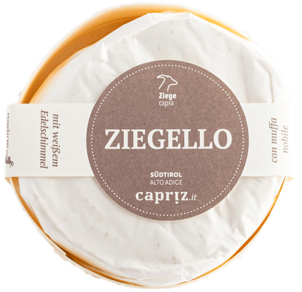 Formaggio caprino " Ziegello" a pasta molle - 0.2kg - Capriz Feinkäserei