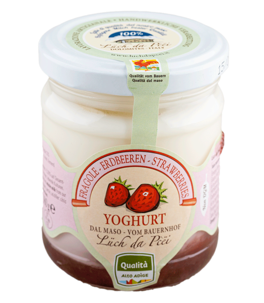 Yogurt alle Fragole dal maso - 180g - Lüch da Pcëi